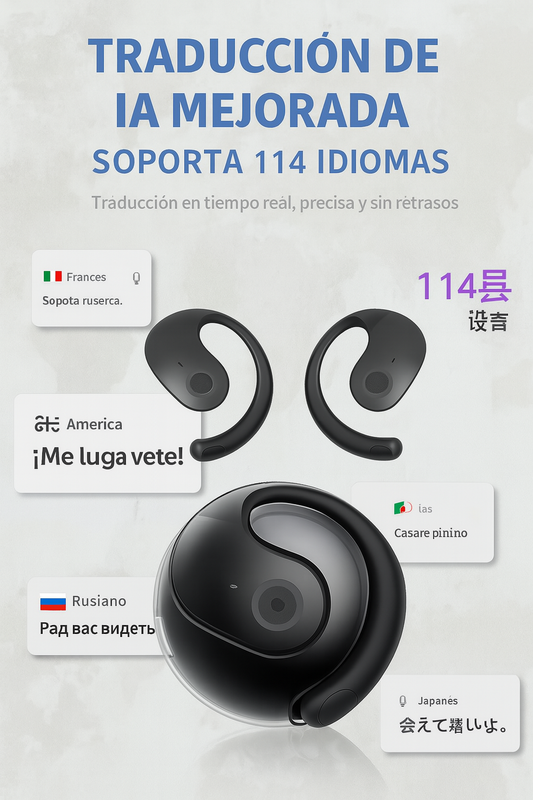 Auriculares Traductor Entrelenguas